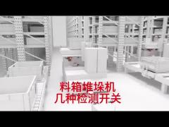 3.5m Shelves Automated Warehousing System CTU Robot Load / Unload Speed 25 - 30 Cartons/Hour