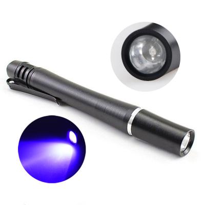 China For Pet Spots Use Amazon 2*AAA Battery Powered Flashlight Hot Selling Pen Inspection LED UV Light For Crasping Scorpion for sale