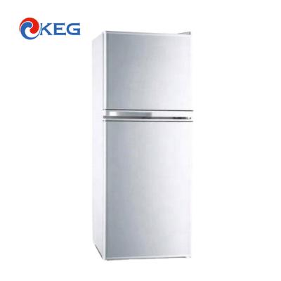 China 138L COMPRESSOR Factory CE ROHS Approval Defrost Double Door Refrigerators for sale