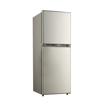 China 220L Hotel Kitchen Appliances Double Door Refrigerators Household Double Door Home Refrigerator for sale