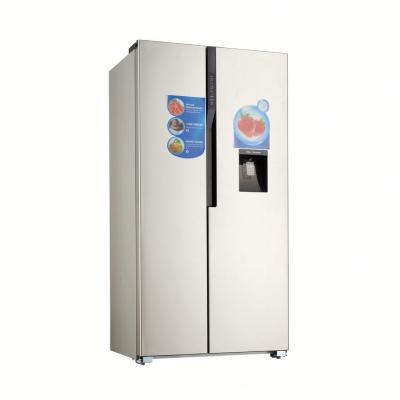 China COMPRESSOR 520L Home Appliance LCD Display No Frost Side By Side American Fridge Freezer for sale