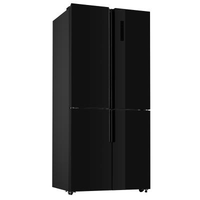 China American COMPRESSOR 492L Frigo Home Four Sided Glass Door Fridge for sale