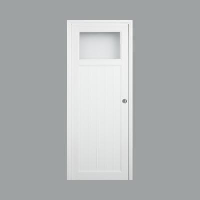 China Factory Sales PVC Waterproof American Style Interior Cheap Interior Panel Door Steel Wood Doors for sale