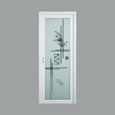 China PVC Waterproof Interior Cheap Door Panel Solid Wood Steel Bedroom Doors Steel Wooden Door for sale