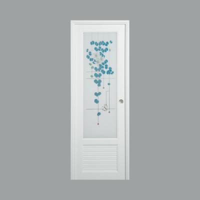 China Hotsale Waterproof Gloss PVC Single Door Glazed Door PVC Casement Price Bangladesh for sale