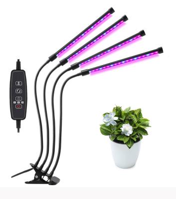 China Seed Starting Head 4 Time 96 LED 9 Levels Dimmable Plant LED Grow Lights For Indoor Plants With Red Blue Spectrum for sale