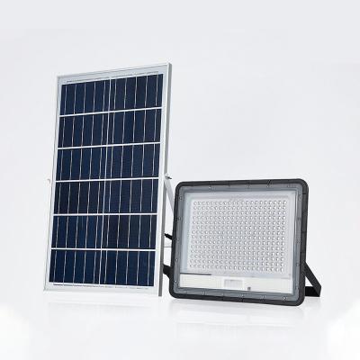 China Garden Waterproof ABS IP65 Outdoor Led Solar 6V Flood Light With 50w 80w 150w 200w 300w Battery Solar Flood Lamp for sale