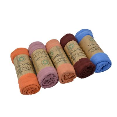 China PORTABLE Baby Wrap Unisex Blanket Wrap Wrap Soft Bamboo Muslin Wrap Blankets for sale