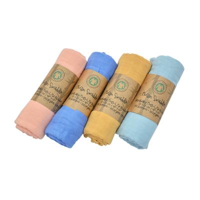 China PORTABLE Custom Organic Cotton Baby Products Wholesale 100% Bamboo Newborn Baby Wrap Blankets for sale