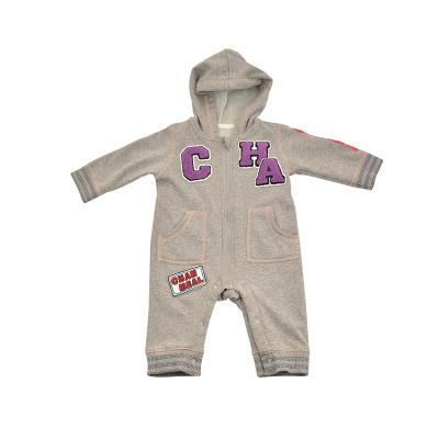 China Substantial Eco-friendly Washable Breathable Cotton Clothes Newborn Baby Overalls Long Sleeve Baby Pajamas for sale