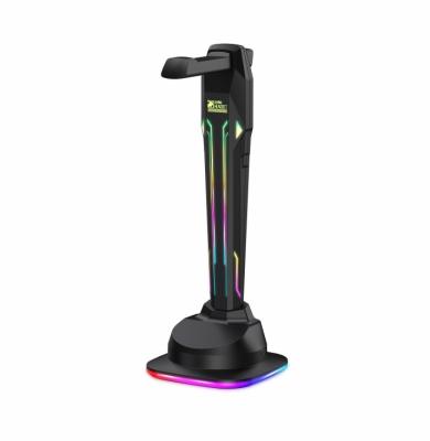 China ABS RGB Earphone Stand Headset Desktop Bracket Earphone Stand Support Display Stand Gamer Gaming PC for sale