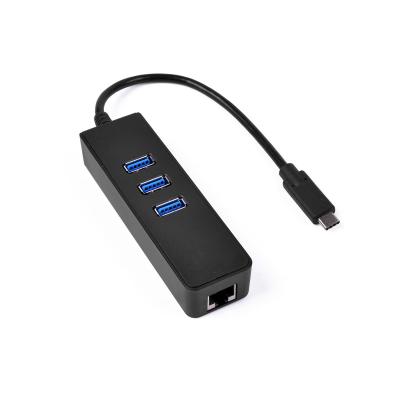 China Free Sample USB 3.0 Plug-and-Play Hub 4 USB Hub Support 5Gbps Port Date Transfer and 1000Mbits RJ45 for Macbook Pro and Mobile Phone for sale