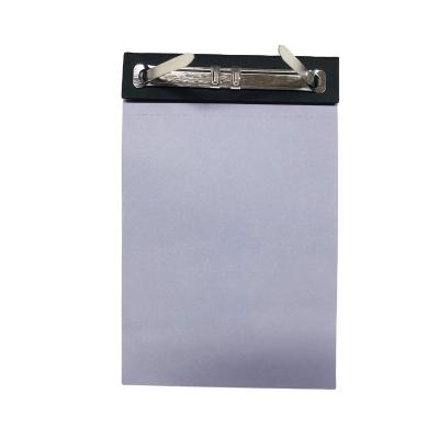 China Custom Detachable Notepad Metal A6 Notebook Fixator Top Note Writing Custom Notepad with Fixator for sale