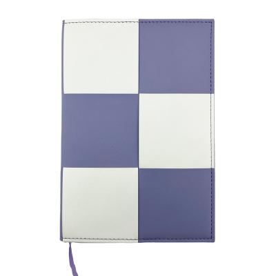 China High Quality Woven PU Leather Cover Journal PU A5 Woven Notebooks for sale