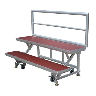 중국 Superior quality durable folding standing stage risers aluminum choral stage platform 판매용