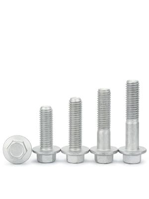 China Half Threads Metric Hex Flange Bolts M3 - M36 Coarse Thread Bolt For Machinery for sale