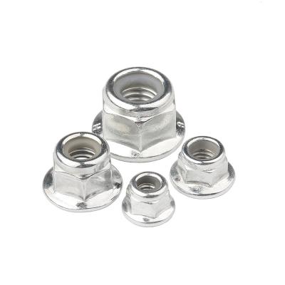 China 0.5 Inch Hexagon Lock Nut M2 - M12 Customized Hex Nut With Flange for sale