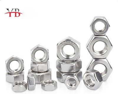 China Zinc Plated Hex Head Nut M1 - M30 Stainless Steel Hexagon Nuts for sale