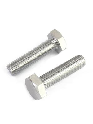 China Hex Head Stainless Steel Bolts M14 Zinc Plated Hex Bolts Grade 8.8 DIN933 for sale