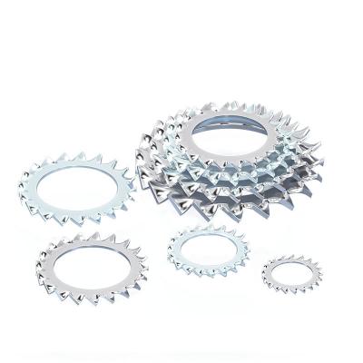 China 140 - 300 HV Stainless Steel Lock Washers DIN Standard External Tooth Lock Washer for sale