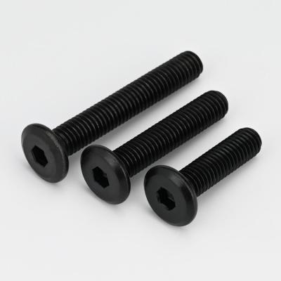 China Black Pan Head Screw Grade 4.8 M4 Hex Socket Screw 1 Inch High Strength for sale