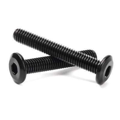 China Hex Socket Pan Head Screw Zinc Pan Head Black Screws M8 For Furniture for sale