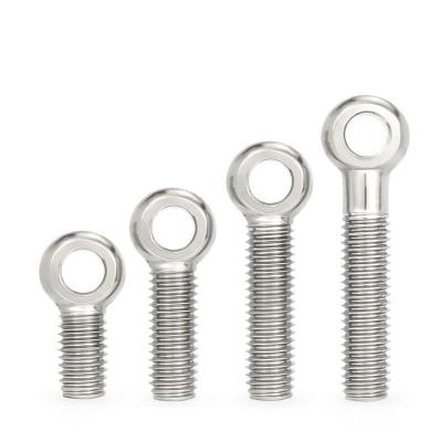 China Rust Resistant Galvanised Ring Bolts Customized Heavy Duty Eye Bolts Round Head for sale