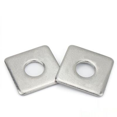 China 3mm - 48mm Zinc Plated Washers Durable M12 Square Washers High Wear Resistance for sale