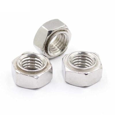 China Durable Hexagon Head Nut 1/4 Inch Zinc Plated Nut Grade 4.8 2B Thread Class for sale