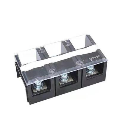 China TC series fixed screw terminal block double row high current terminal block wire connector TC-1003 for sale