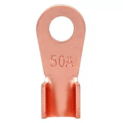 China Power Distribution Device Wire Connection Cable Terminal, OT Open Copper Hook for sale