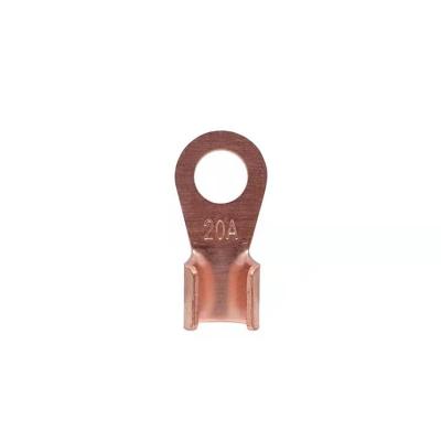 China Power Distribution Device Wire Connection Cable Terminal, OT Open Copper Hook for sale