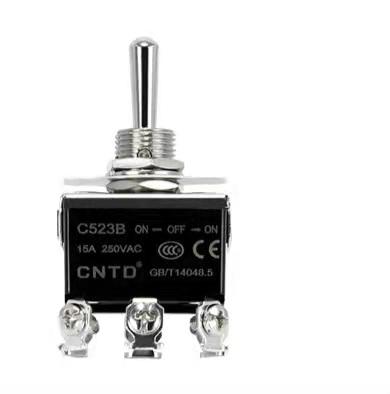 China Mini Toggle Switch Waterproof On On C523B/C5R23B 250VAC NC C523B for sale