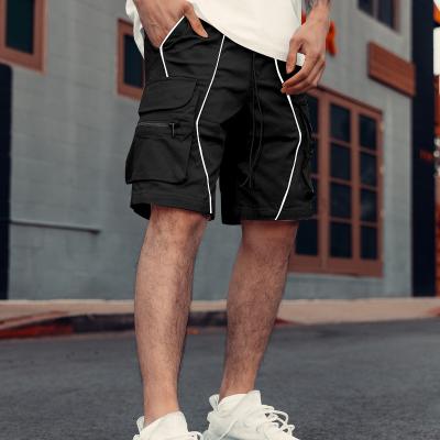 China Fashionable Summer QC Anti-Wrinkle Males Wears Drawstring Pockets Mens Pants Shorts Cotton Cargo Boxers For Men for sale