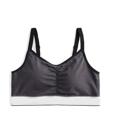 China QC Customization Polyester Tomboy Sustainable Binding Smooth Breast Sporty Tank Tops for sale