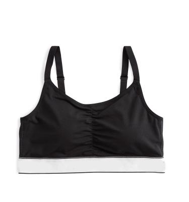 China Tomboy Antibacterial Bra Customization QC Chest Binder Breast Spandex Compression Top Activewear for sale