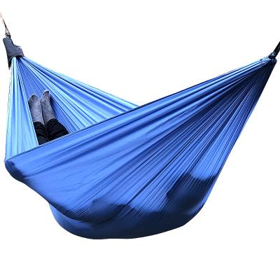 China 2021 Light Weight Hot Sale Products Cheap Portable Ice Silk Outdoor Hammock Camping Hammock for sale