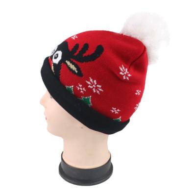 China JOINT SEAL JYB61 Wholesale Knitted Warm Beanie Hats Unisex Winter Christmas Decorations Hat JYB61 for sale