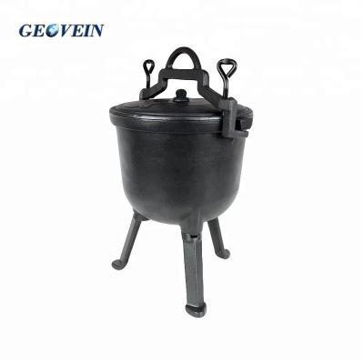 China Durable Three Leg Bean Pot Poland Cast Iron Potjie Non-Stick Pot for sale