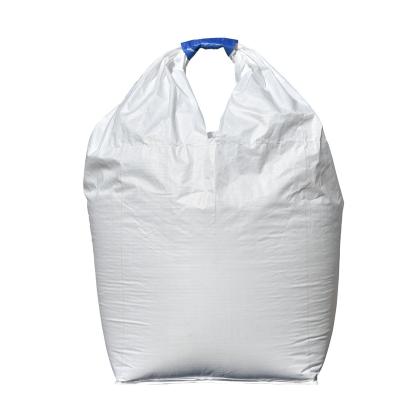 China Jumbo security bag polyethylene plastic 1000 kg 1 ton big fibc bag with handle loop for sale