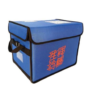 China Custom Logo Food Cooler Bag Thicken Waterproof Wholesales Portable Cool Food Cooler Bag for sale