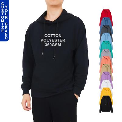 China Wholesale Custom High Quality Good Shoulder Streetwear Blank Sweatshirts And Hoodies Oversize Anti-pilling Men's Drop Down Plus Size 360GSM for sale