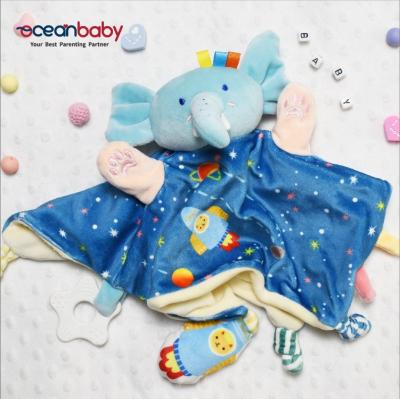 China No Fluorescer / Soothe Baby / Soft And Skin-Friendly Accompanying Soothing Baby Elephant Towel for sale