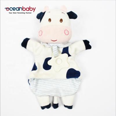 China No Fluorescer / Soothe Baby / Soft And Skin-Friendly Cow Tactile Baby Comforter Blanket To Know for sale