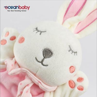 China No fluorescer / soothe baby / soft and skin-friendly baby bunny comforter soft and skin-friendly for sale