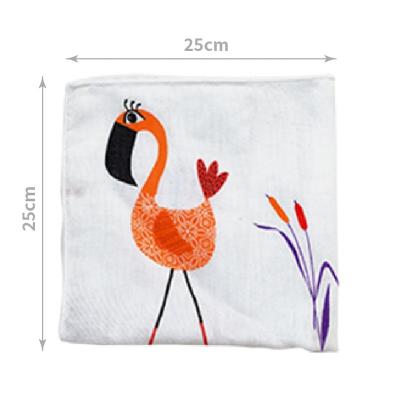 China 100% Woven Portable Baby Square Cotton Fabric Baby Blanket Summer Breathable Unisex Blanket for sale