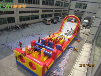 China Rent Large Inflatable Obstacle Course , Inflatable Outdoor Play Equipment for sale