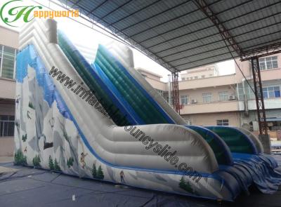 China La diapositiva inflable comercial grande sin plomo, inflable seca la diapositiva en venta