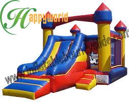 China Inflatables comercial 3 combinados en 1 para los niños que saltan el × 3M del × 4 del castillo 4 en venta