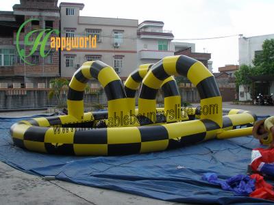 China Children Inflatable Sports Games With Jumping Bouncer , Inflatable Runway for sale